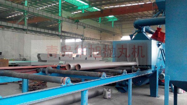 鋼管外壁拋丸清理機